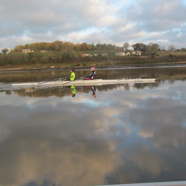 Double sculls in action