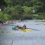 International scullers on the river
